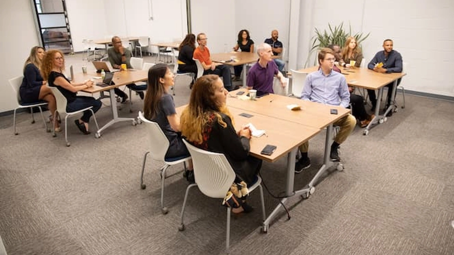 Sales training workshop session
